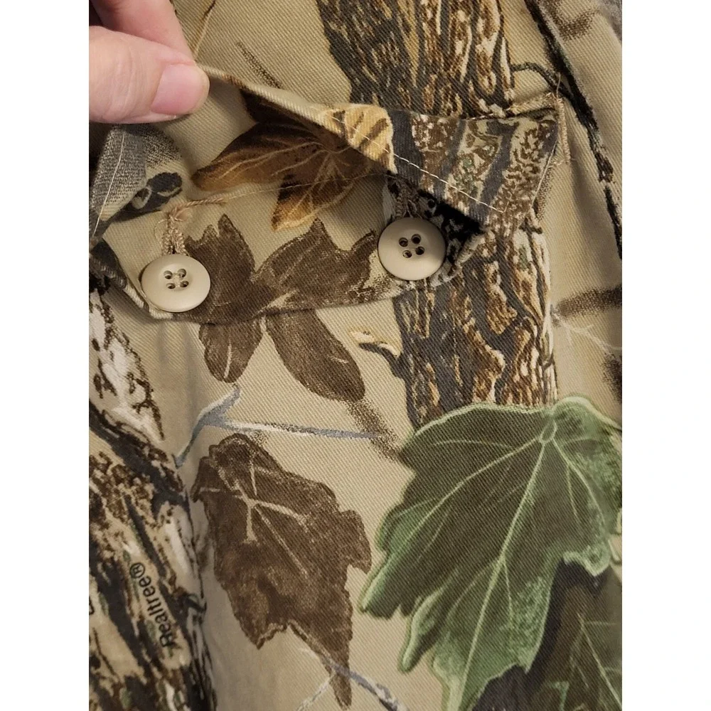 Vintage Rattlers Brand Realtree Camo Cargo Hunting Pants Size XL Made In USA NWT